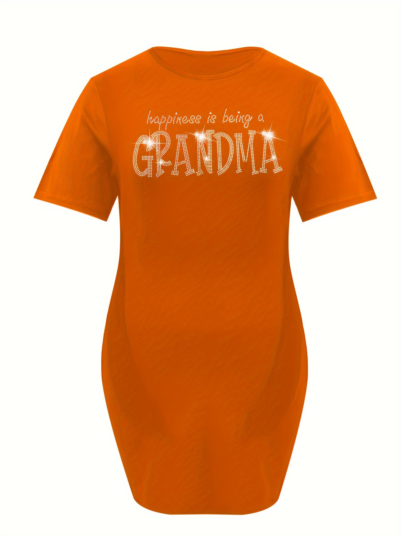 Women's Fashion Plus Size Women's Clothing Plus Size Dress Shining Grandma
